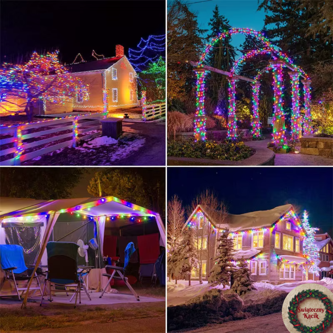 ✨ Solarne Lampki Ogrodowe "Druciki" LED – Wodoodporne & Magiczne! 🌟