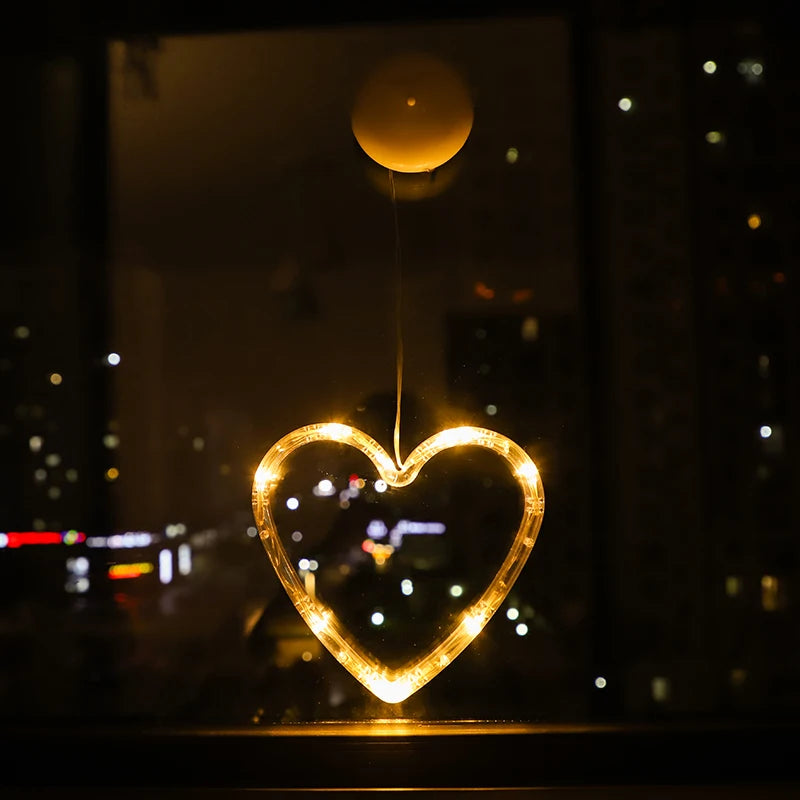 🎄 Świąteczna Wisząca Ozdoba LED na Okno – Magiczny Blask! ✨