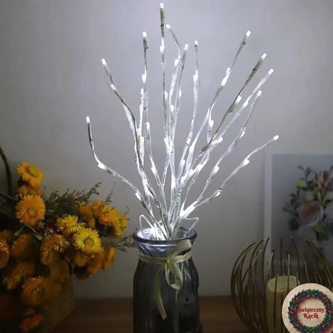 ✨ Świecąca Gałązka Brzozowa LED – Stwórz Magiczny Klimat! 🌿