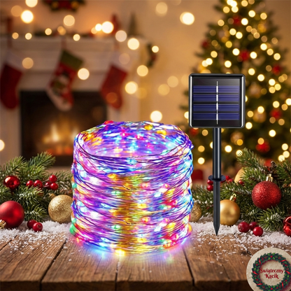 ✨ Solarne Lampki Ogrodowe "Druciki" LED – Wodoodporne & Magiczne! 🌟