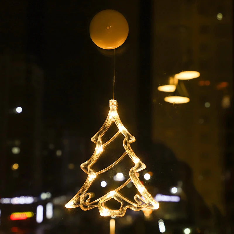 🎄 Świąteczna Wisząca Ozdoba LED na Okno – Magiczny Blask! ✨