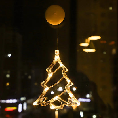 🎄 Świąteczna Wisząca Ozdoba LED na Okno – Magiczny Blask! ✨