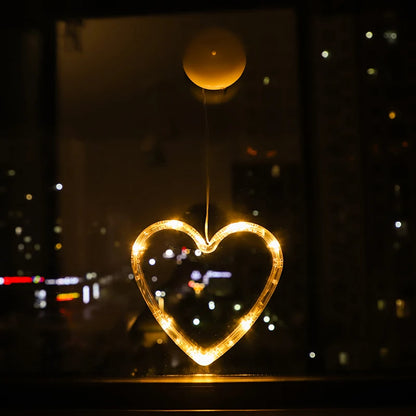 🎄 Świąteczna Wisząca Ozdoba LED na Okno – Magiczny Blask! ✨